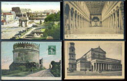 Roma - Dieci Cartoline Antiche - Rif. 3 - Collezioni & Lotti