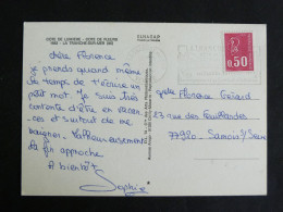 LA TRANCHE SUR MER - VENDEE - FLAMME SUR MARIANNE BEQUET - TELEGRAMME MULTIVUES - Mechanical Postmarks (Advertisement)