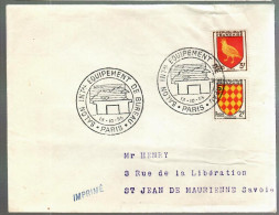 80349 -  5 Enveloppes Pour De Foires  Et  Salons - 1921-1960: Période Moderne