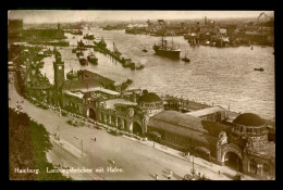 ALLEMAGNE - HAMBURG - LANDUNGSBRUCKEN MIT HAFEN - Andere & Zonder Classificatie