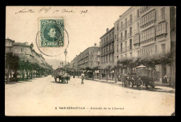 ESPAGNE - SAN SEBASTIAN - AVENIDA DE LA LIBERTAD - Guipúzcoa (San Sebastián)