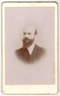 CARTE CDV - Portrait D'un Homme Barbu, à Identifier - Tirage Aluminé 19 ème - Taille 63 X 104 - Oud (voor 1900)