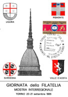 [MD9771] CPM - TORINO MOLE ANTONELLIANA MOSTRA INTERREGIONALE GIORNATA DELLA FILATELIA  CON ANNULLO 1986 - PERFETTA - NV - Mole Antonelliana