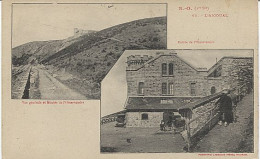 X1024 GARD L' AIGOUAL ENTREE DE L' OBSERVATOIRE ET VUE GENERALE ET MONTEE DE L' OBSERVATOIRE - Autres & Non Classés