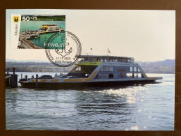 Carte Maximum 2021 Horgen Meilen Schiff Bateau Maxikarte Card Suisse Maxicard - Cartes-Maximum (CM)