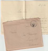 German Feldpost WW2 From Crete, Greece -  2. Batterie Leichte Flak-Abteilung 73 Posted 29.6.1942 With Letter. Postal Wei - Militaria