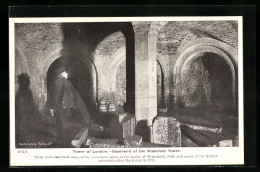 AK London, Tower Of London - Basement Of The Wakefield Tower, Kerker  - Altri & Non Classificati