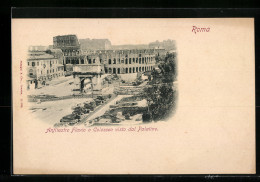 AK Roma, Anfiteatro Flavio O Colosseo Visto Dal Palatino  - Andere & Zonder Classificatie