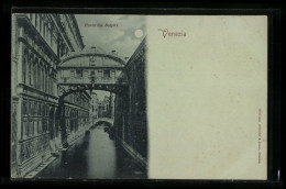 Mondschein-AK Venezia, Ponte Dei Sospiri  - Other & Unclassified