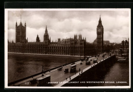 AK London, Houses Of Parliament And Westminster Bridge  - Altri & Non Classificati