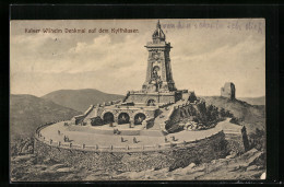 AK Kaiser-Wilhelm-Denkmal A. D. Kyffhäuser  - Autres & Non Classés