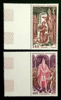 1966 FRANCE N 1496 /1497 - CLOVIS - CHARLEMAGNE - NEUF** - Unused Stamps