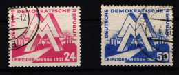 DDR 282-283 Gestempelt #JQ784 - Andere & Zonder Classificatie