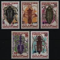 Mauretanien 1974 - Mi-Nr. 488-492 ** - MNH - Käfer / Beetles - Mauretanien (1960-...)