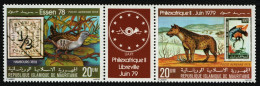 Mauretanien 1978 - Mi-Nr. 613-614 ** - MNH - Streifen - Wildtiere / Wild Animals - Mauretanien (1960-...)