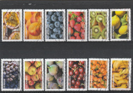 FRANCE 2023 SERIE COMPLETE FRUITS A SAVOURER YT 2288 A 2299 OBLITERE - Used Stamps