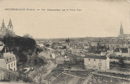 X115623 VIENNE MONTMORILLON VUE PANORAMIQUE SUR LE VIEUX PONT - Montmorillon