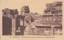 ANGKOR - Vue Prise Du Haut De L'escalier Du Massif Central Paulussen N° 84 CAMBODGE Indochine Cambodia - Cambodja