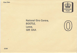 Entier Postal De Service - Official Paid - Stamped Stationery, Airletters & Aerogrammes