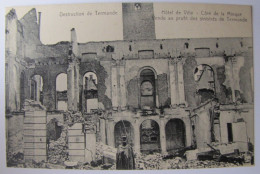 BELGIQUE - FLANDRE ORIENTALE - DENDERMONDE (TERMONDE) - Guerre 14-18 - Hôtel De Ville - Dendermonde