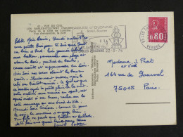 LES SABLES D'OLONNE - VENDEE - FLAMME SUR MARIANNE BEQUET - LE PORT - Mechanical Postmarks (Advertisement)