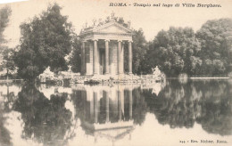 ITALIE - Roma - Tempio Sul Lago Di Villa Borghese - Vue Générale - De L'extérieure - Carte Postale Ancienne - Other Monuments & Buildings