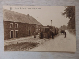 Harre - Champ-de-Harre - Arrivée Du Tram De Manhay - Nels - Ed: Bonmariage Frères, Harre - 2 Scans - Manhay