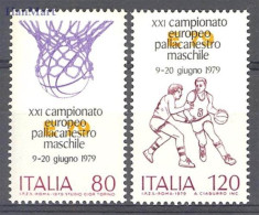 Italy 1979 Mi 1662-1663 MNH  (ZE2 ITA1662-1663) - Baloncesto
