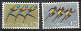 Switzerland 1971 Mi 940-941 MNH  (LZE1 SWT940-941) - Athletics