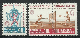 Indonesia 1979 Mi 920-922 MNH  (ZS8 INSpar920-922) - Autres