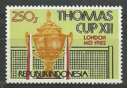 Indonesia 1982 Mi 1056 MNH  (ZS8 INS1056) - Bádminton