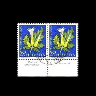 Schweiz / Switzerland: 'Pro Juventute – Stechapfel, 1960' / 'Thorn Apple – Stramoine', Mi. 726; Yv. 672; Zum. J187 Oo - Used Stamps