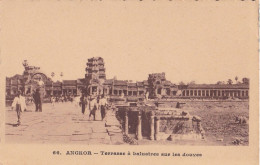 ANGKOR - Terrasse à Balustres Sur Les Douves Paulussen N° 66 CAMBODGE Indochine Asie Cambodia - Cambogia