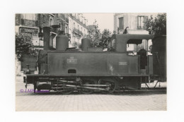 Photo Locomotive TSM 3 Milly Gare Melun 1936 Tramway Seine Et Marne 77 France Train Chemin Chemins Fer Vapeur Corpet VNS - Treinen