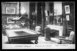 1022 - BELGIQUE - CHIMAY - Château De Chimay - Salle De Billard - Chimay