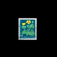 Schweiz / Switzerland: 'Pro Juventute – Sumpf-Dotterblume, 1959' / 'Marsh-marigold', Mi. 688; Yv. 635; Zum. J179 Oo - Gebraucht