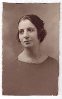 CARTE CDV - Portrait D'une Femme à Identifier - Tirage Aluminé 19 ème - Taille 63 X 104 - Antiche (ante 1900)