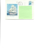 Romania - Post. St.cover Used 1973(1336) - Bricul "Mircea" - Training Ship Of The Romanian Navy - Postwaardestukken