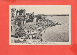 35 SAINT MALO Cpa La Plage De Bon Secours         10 CAP - Saint Malo