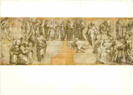 Art - Peinture - Raphael Sanzio - Cartone Per L'affresco De La Scuola D'Atene - Ambrosiana - CPM - Carte Neuve - Voir Sc - Pintura & Cuadros