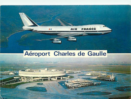 Aviation - Aéroport - Roissy Charles De Gaulle - Multivues - Airport - CPM - Voir Scans Recto-Verso - Aeródromos