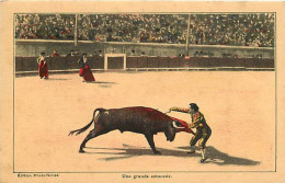 Corrida - Une Grande Estocade - Edition Photo-Nimes - Colorisée - Art Peinture - CPM - Voir Scans Recto-Verso - Corrida