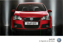 Automobiles - Carte Publicitaire - Volkswagen Golf GTI - Carte Neuve - CPM - Voir Scans Recto-Verso - Voitures De Tourisme