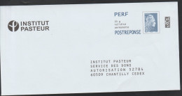 Postréponse . Institut Pasteur . - PAP: Antwort/Marianne L'Engagée