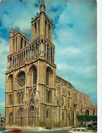 78 - Mantes La Jolie - Collégiale Notre-Dame - Automobiles - CPM - Voir Scans Recto-Verso - Mantes La Jolie