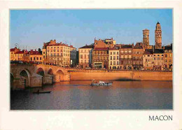 71 - Macon - La Saône - Le Pont - Les Quais - Bateaux - CPM - Voir Scans Recto-Verso - Macon