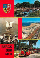 62 - Berck Sur Mer - Multivues - Bateaux - Petit Train Touristique - Blasons - Carte Neuve - CPM - Voir Scans Recto-Vers - Berck