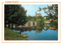 87 - Limoges - Le Pont Saint Etienne - La Cathédrale Saint Etienne - CPM - Voir Scans Recto-Verso - Limoges