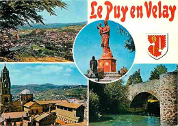 43 - Le Puy En Velay - Multivues - Blasons - Flamme Postale - CPM - Voir Scans Recto-Verso - Le Puy En Velay