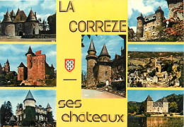 19 - Corrèze - Chateaux De Corrèze - Multivues - Blasons - CPM - Voir Scans Recto-Verso - Otros & Sin Clasificación